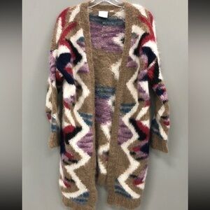 Moulinette Soeurs Colorful Zigzag Cardigan